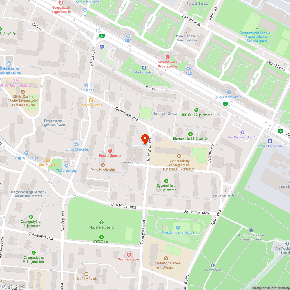 Roncsautok bejelentés helye