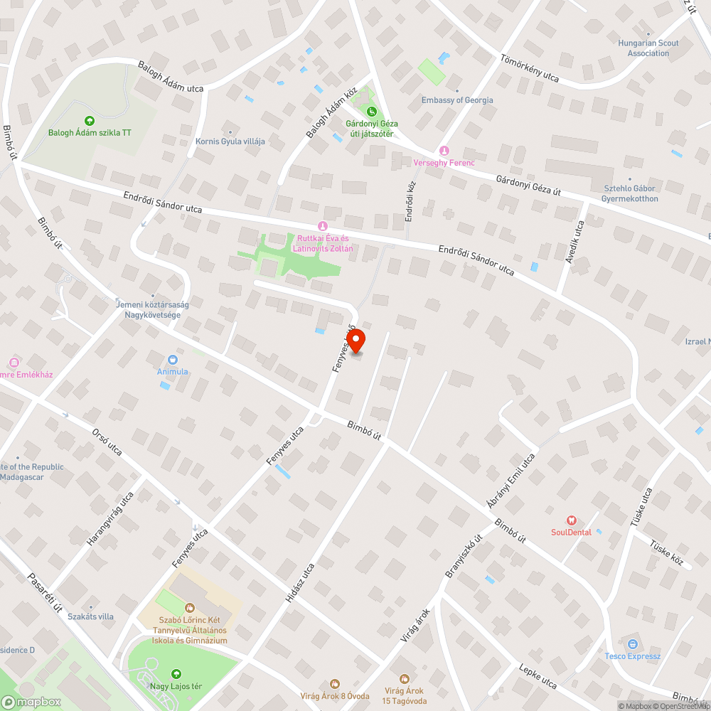 Balesetveszély a járdán bejelentés helye