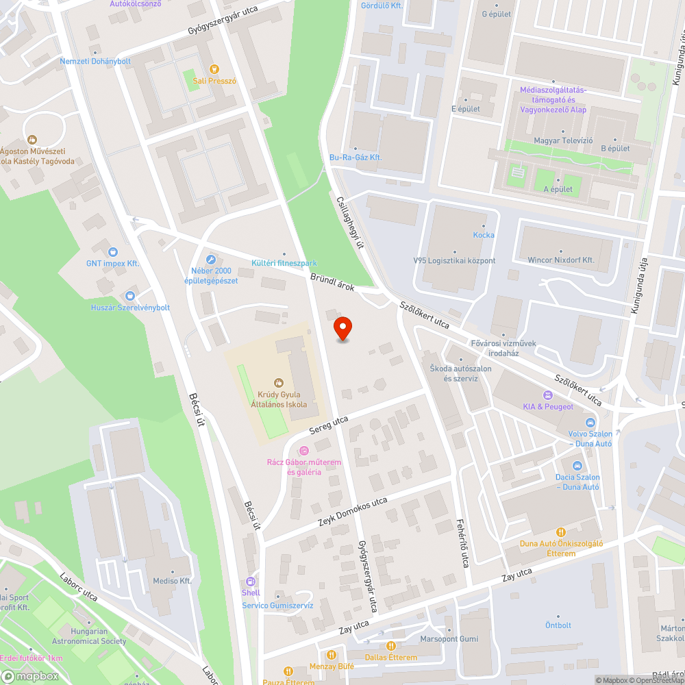 Otthagyott szemét bejelentés helye