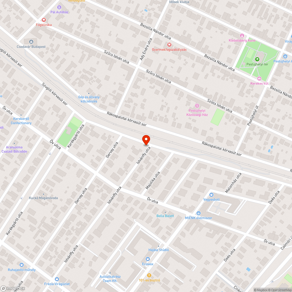 Mirigyes bálványfa és parlagfű bejelentés helye