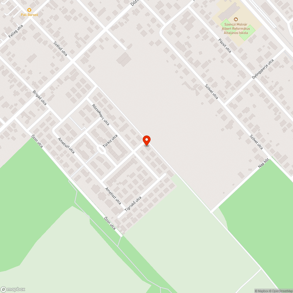 Kidobott szekrény és hűtő az erdőben bejelentés helye