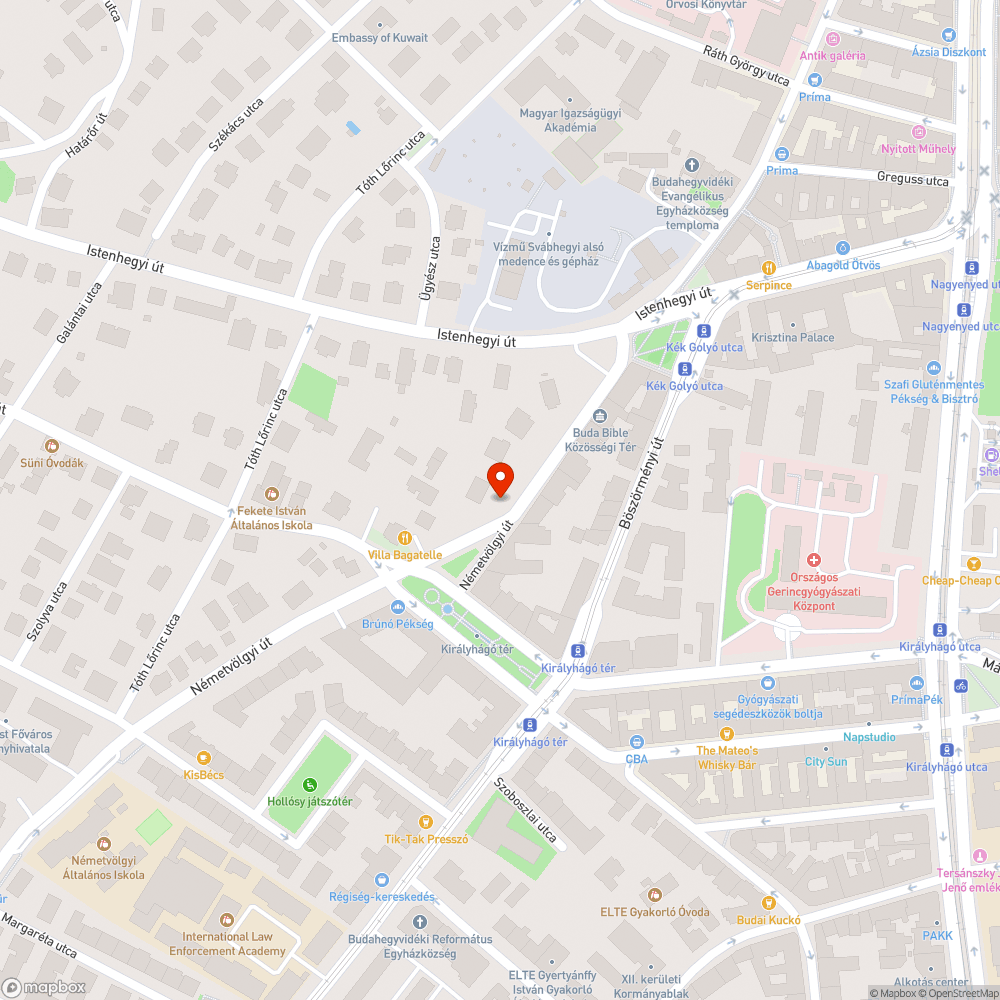 Sérült keret bejelentés helye