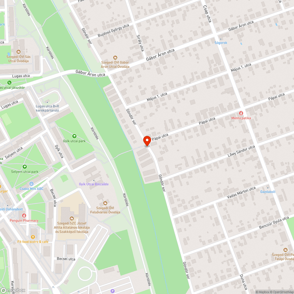 Elhagyott jármű bejelentés helye