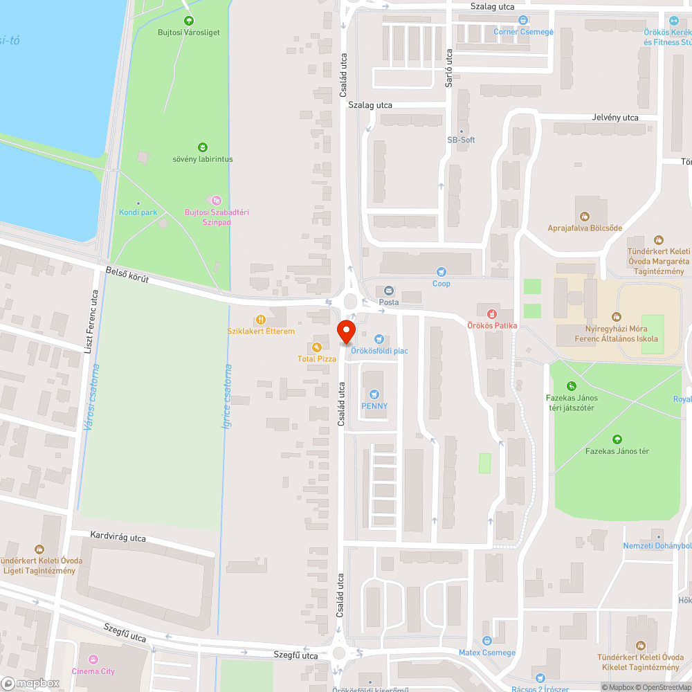 Örökösföldi Penny Parkolóból a kihajtás bejelentés helye