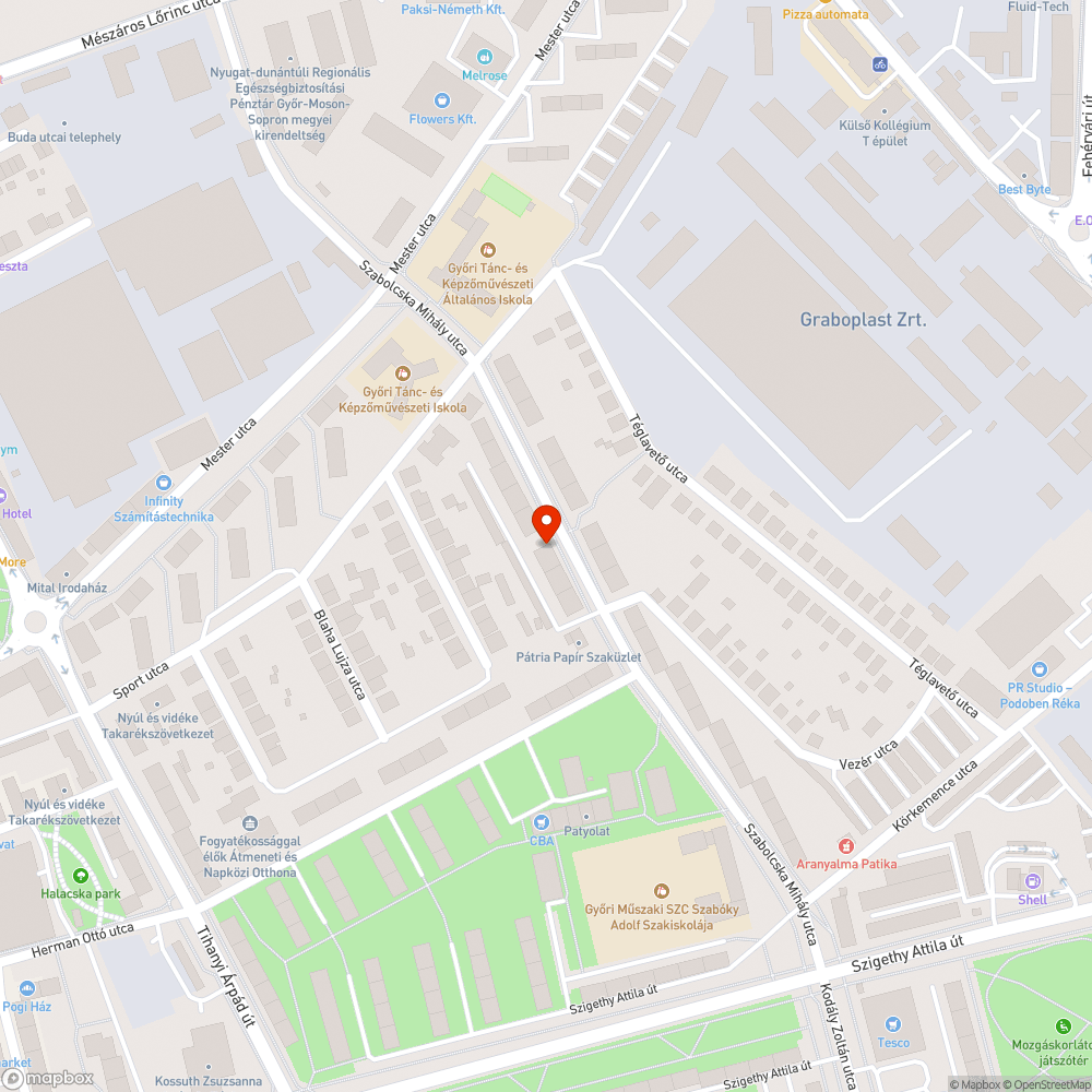 2 utcai pad tönkretétele bejelentés helye