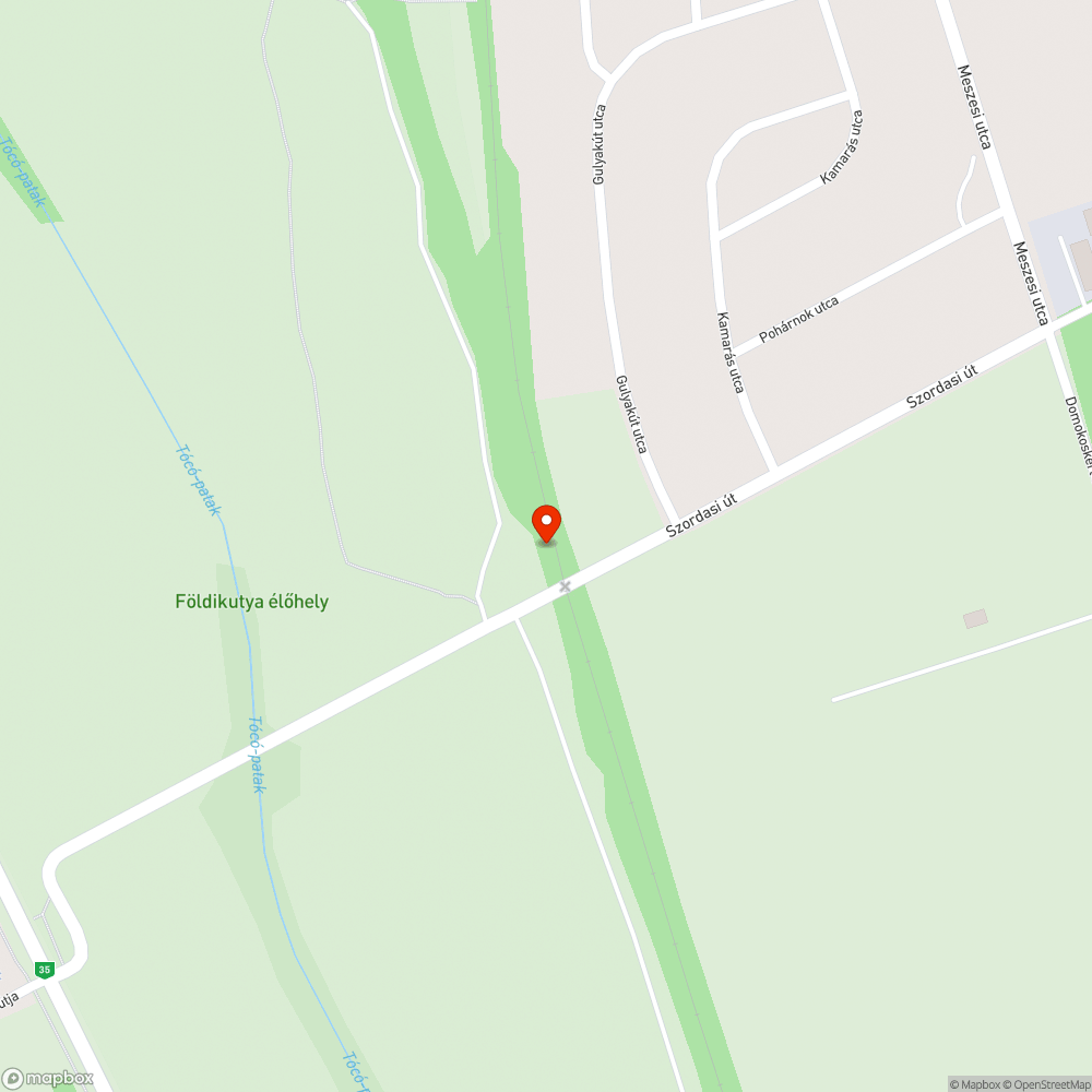 Leromlott állapotú MÁV közművek bejelentés helye