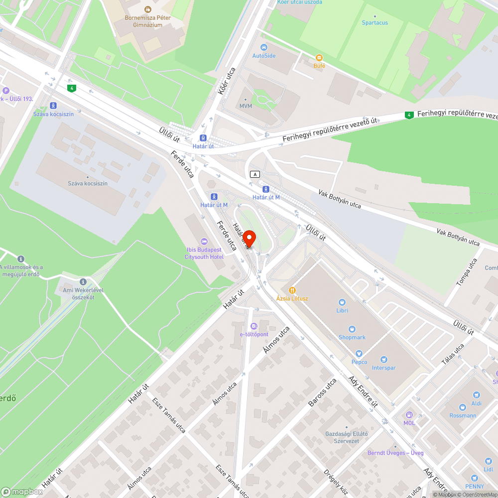 Szemetes terulet bejelentés helye