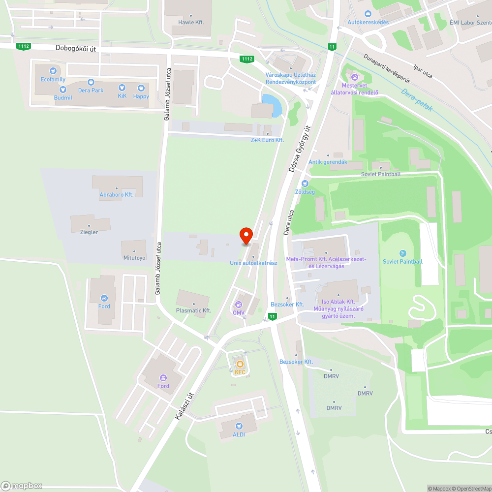 Elhagyott roncs autó bejelentés helye