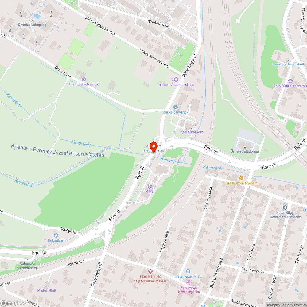 fedél bejelentés helye