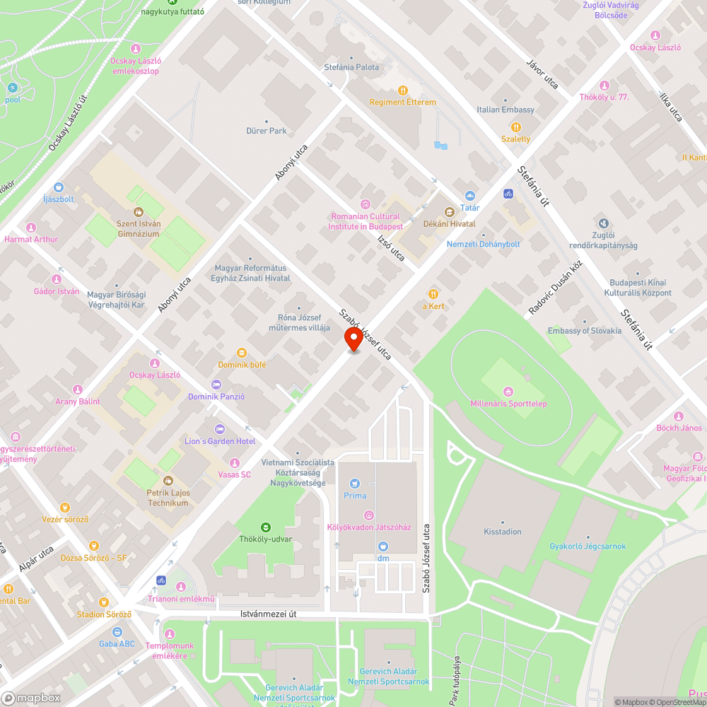 Belógó növényzet bejelentés helye