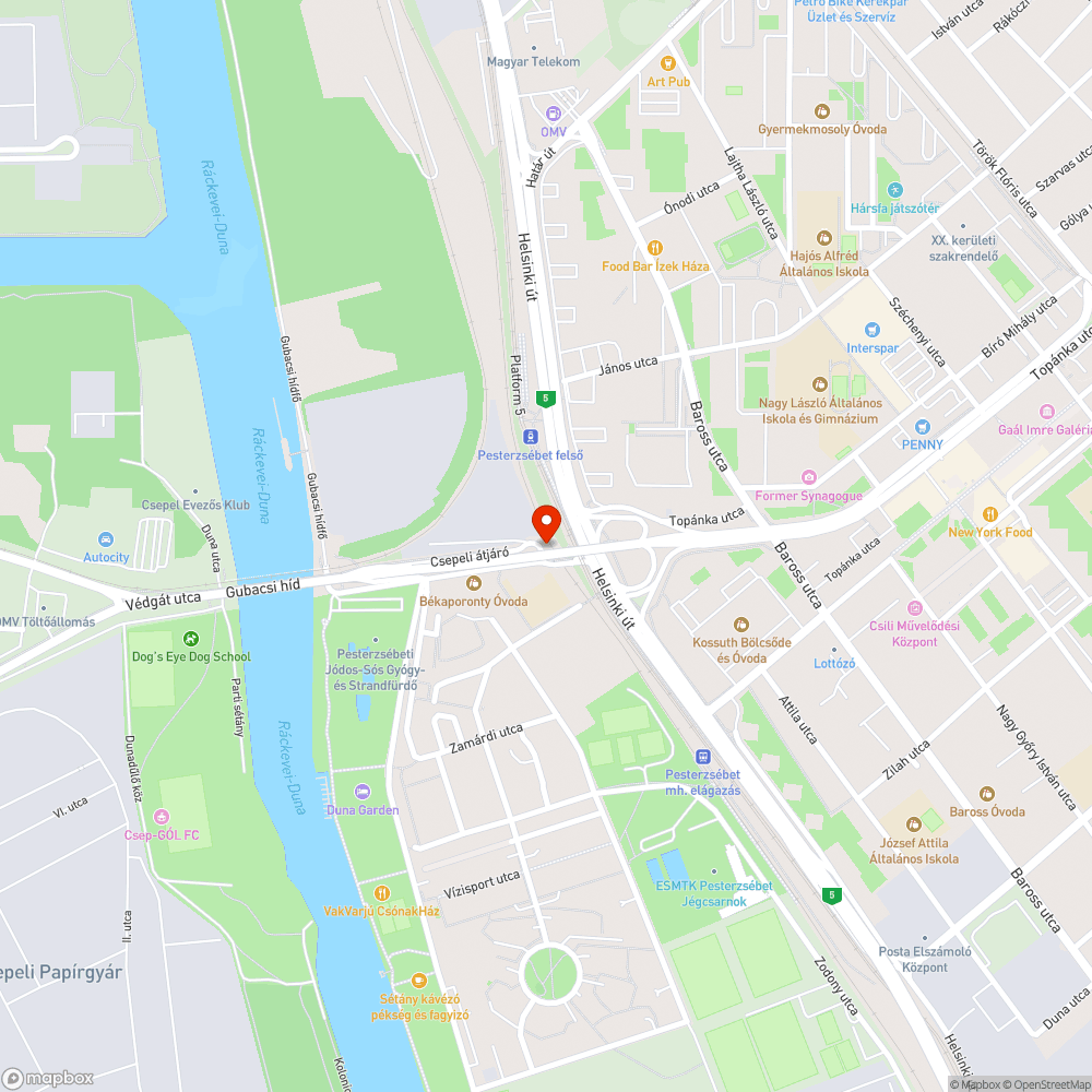 Nagy növény az út és járda között bejelentés helye