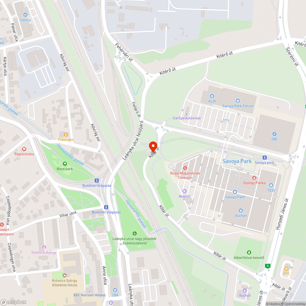 Gazdátlan terület bejelentés helye