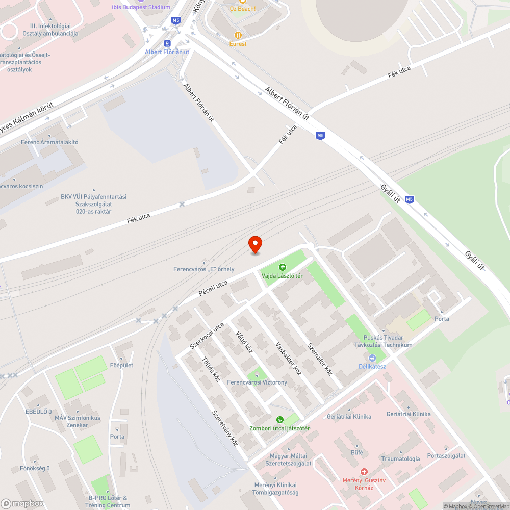 Balesetveszélyes útkereszteződés bejelentés helye