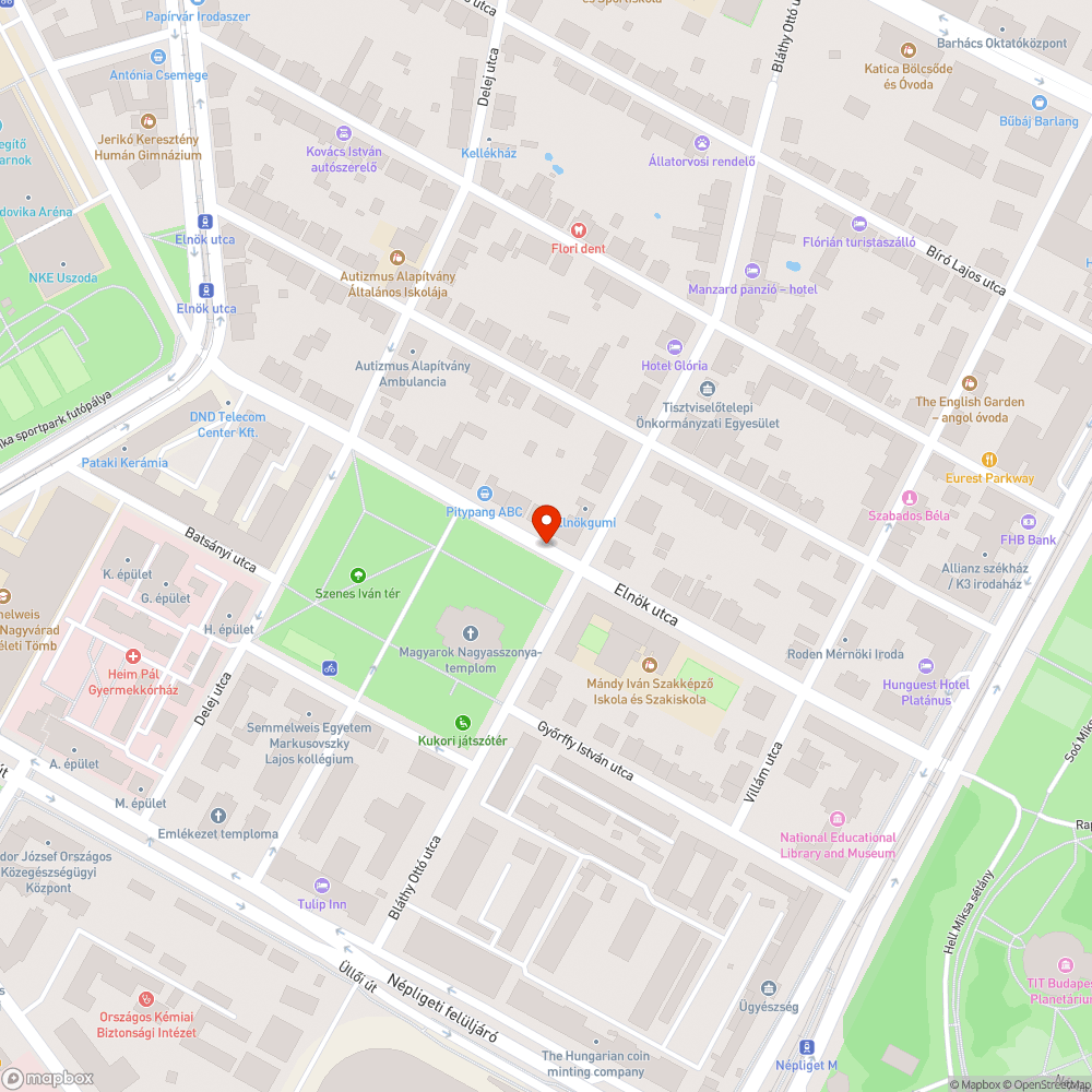 Rothadt hús az úttesten bejelentés helye