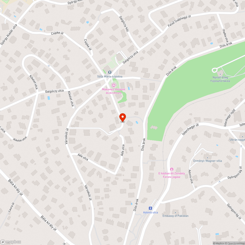 Városkúti köz járhatóbbá tétele a szemét- és hulladékszállító járművek számára bejelentés helye