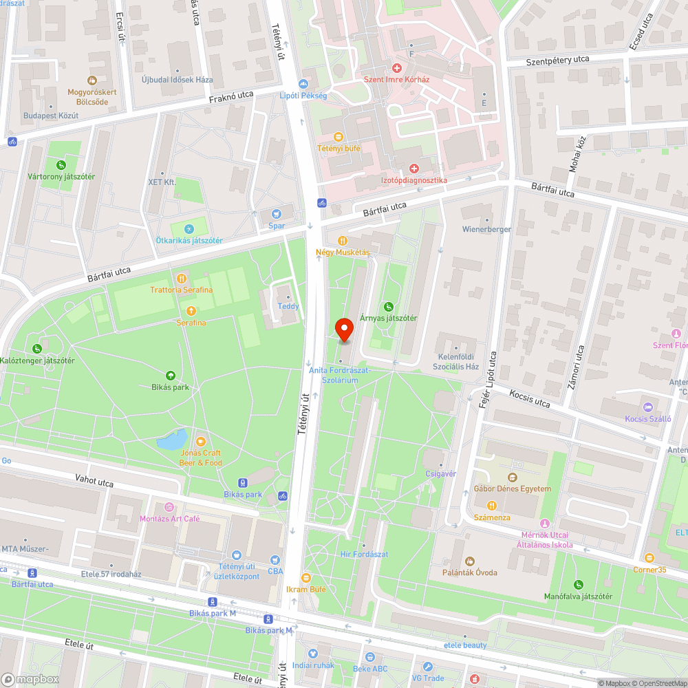 Balesetveszélyes kerékpárút bejelentés helye