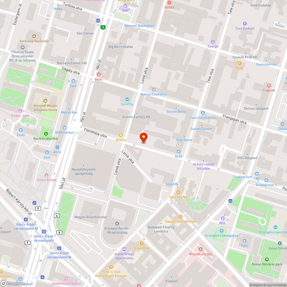 Öreg fák bejelentés helye