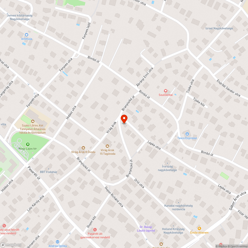 Beszakadt aszfalt bejelentés helye