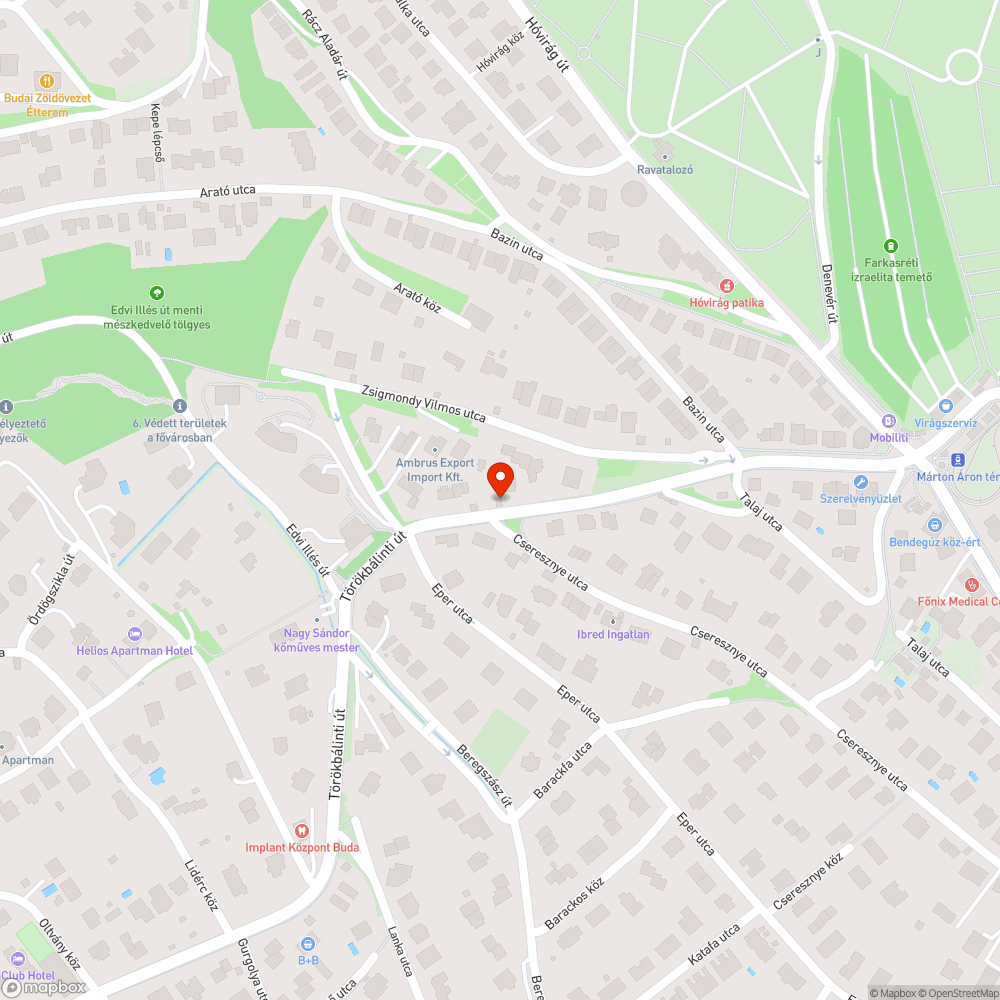 víznyelő bejelentés helye