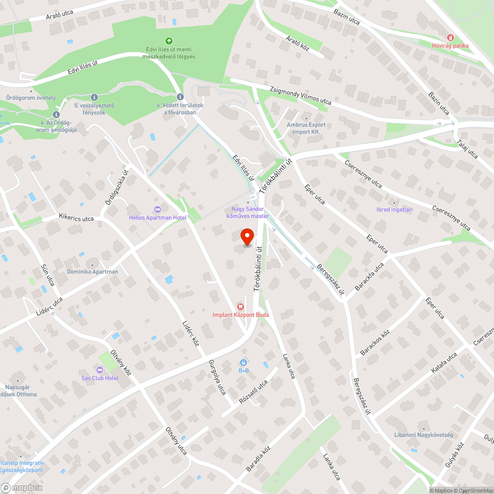 fedél bejelentés helye