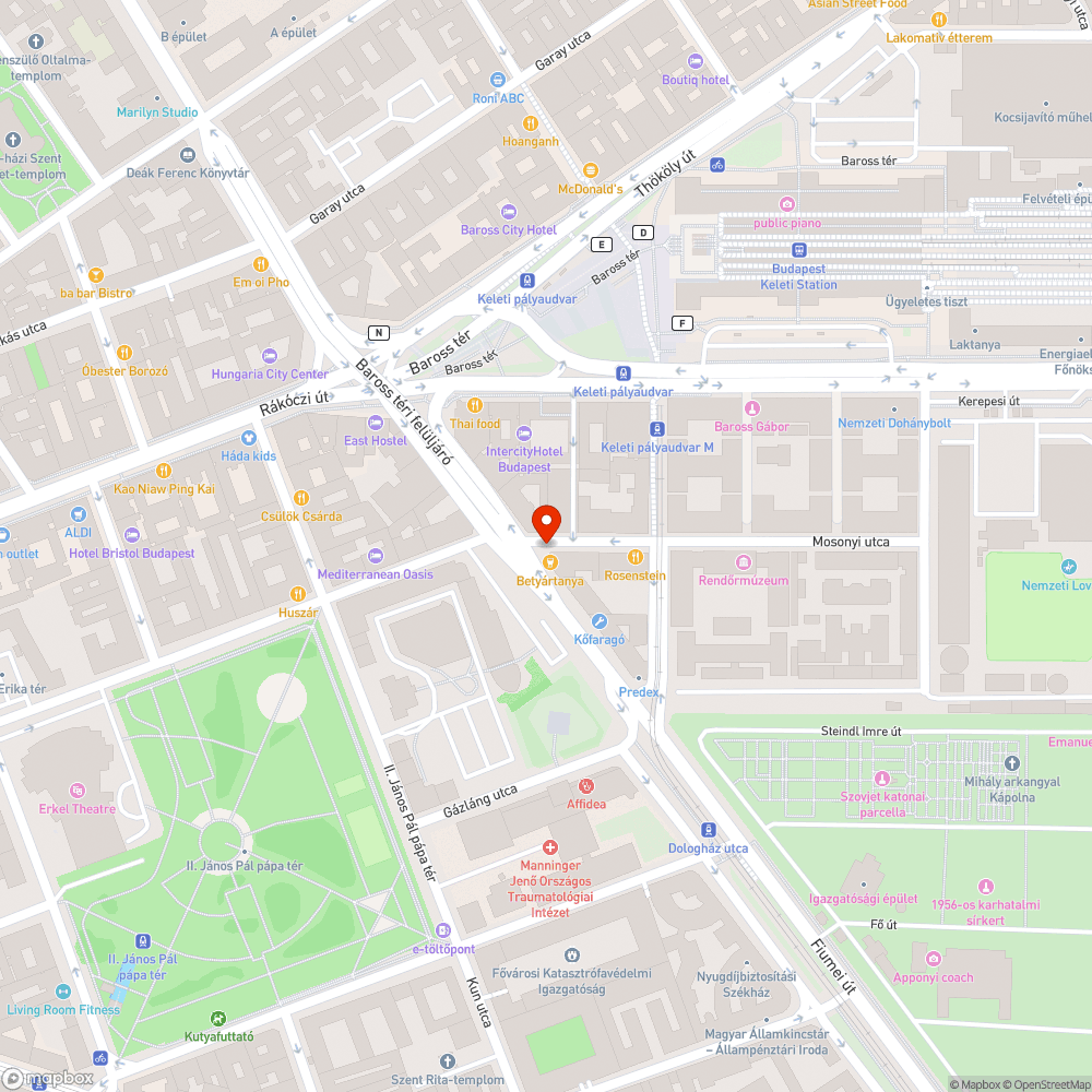 Járdán parkolás bejelentés helye