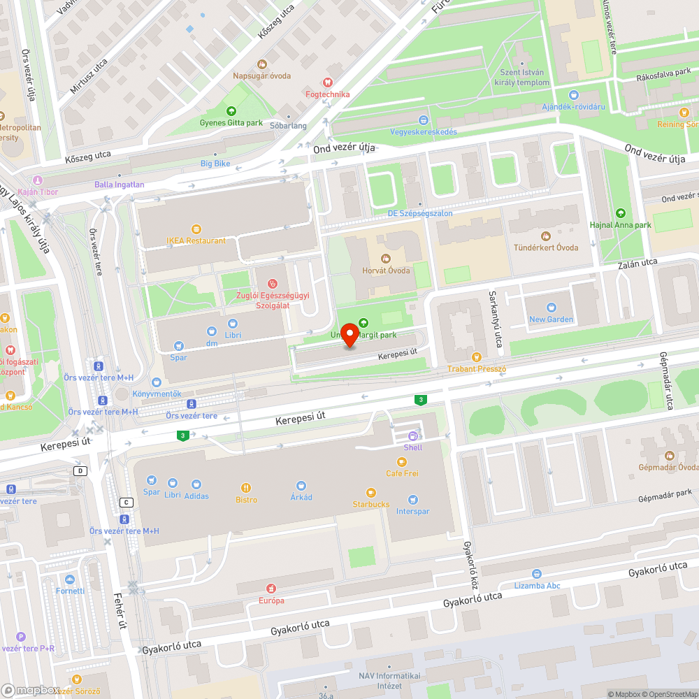 Hiányzó szemetes bejelentés helye