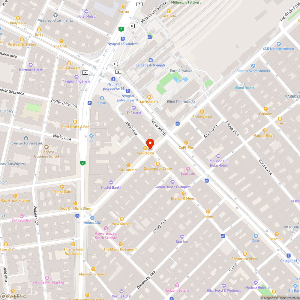 Járdán parkoló jármű bejelentés helye