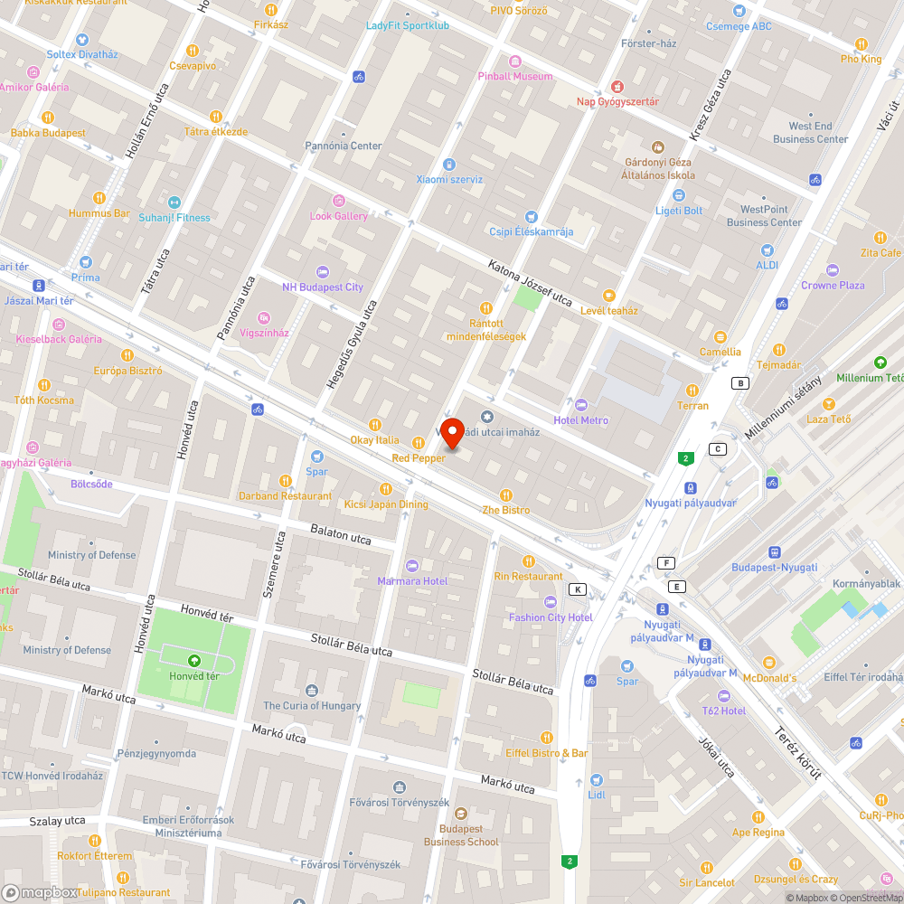 Reklámbiciklik bejelentés helye