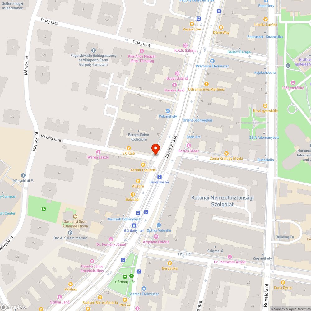 Kiégett izzó bejelentés helye