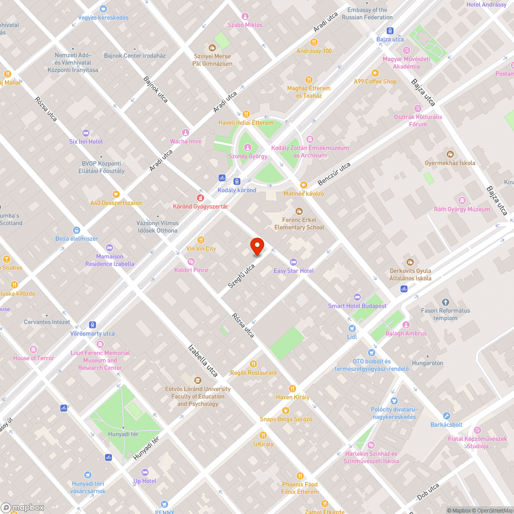 Szabálytalanul lezárt járda bejelentés helye