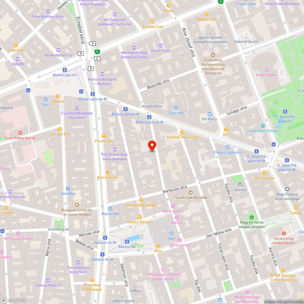 Beszakadó járda bejelentés helye