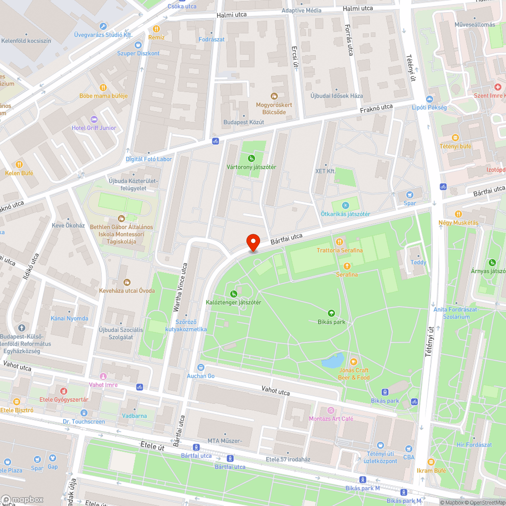 Bikás parki csap folyamatosan folyik bejelentés helye