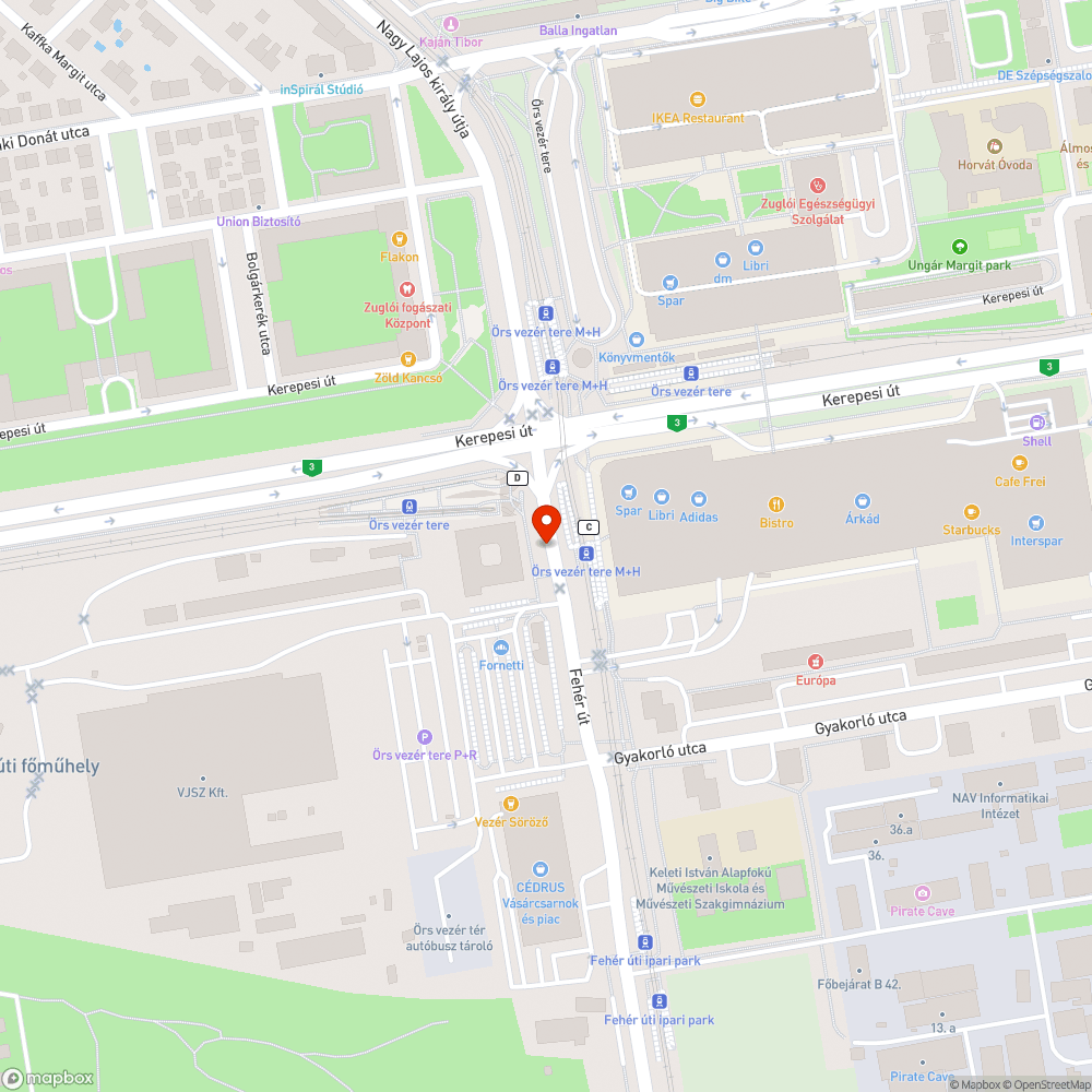 Nem működő lámpák az Örsön bejelentés helye