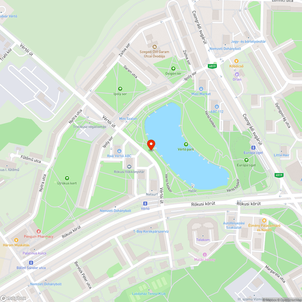 Nem működik a közkifolyó ivókút a Vértónál bejelentés helye