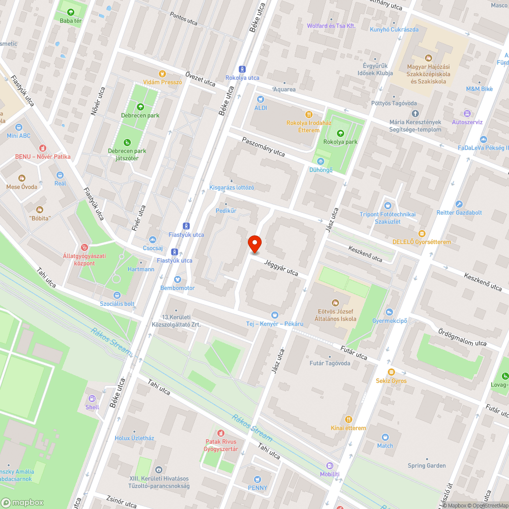 Kiszáradt facsemete bejelentés helye