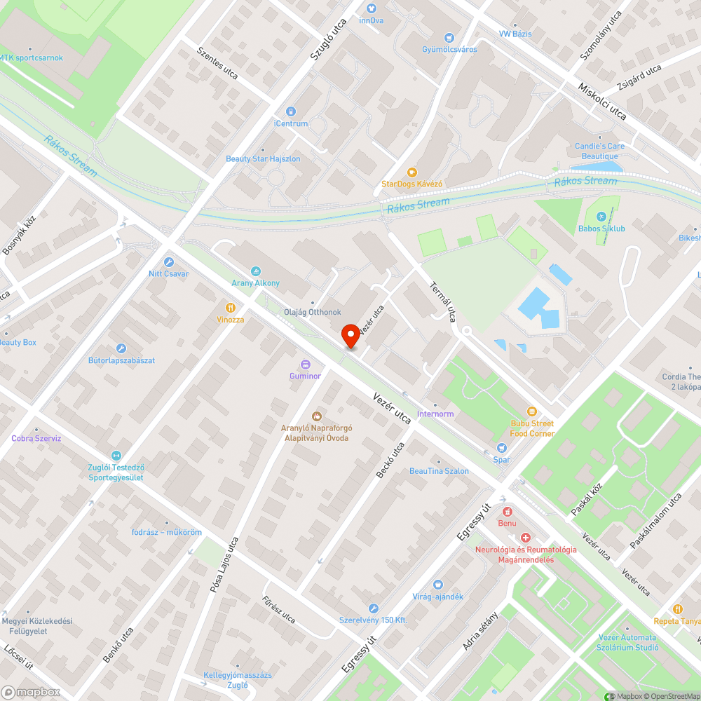 Hiányzó járda bejelentés helye