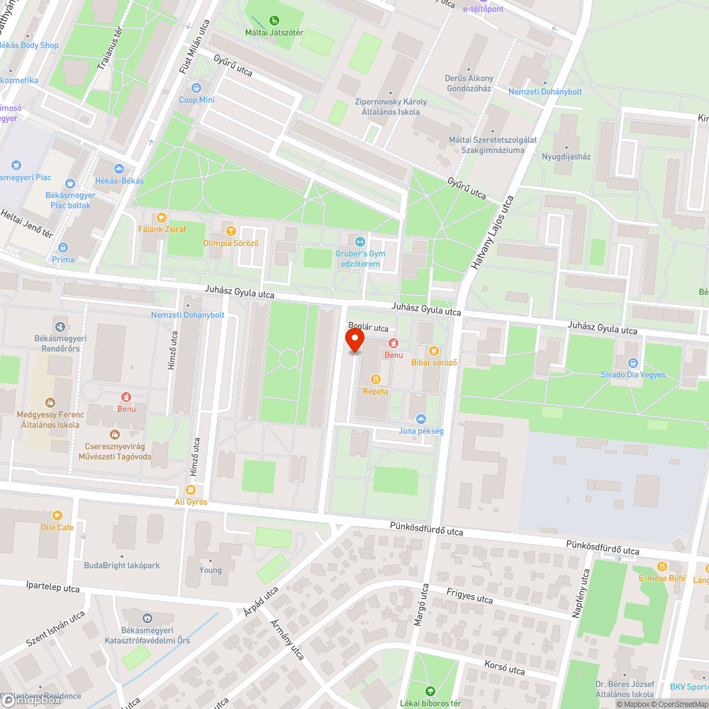 Fahely bejelentés helye