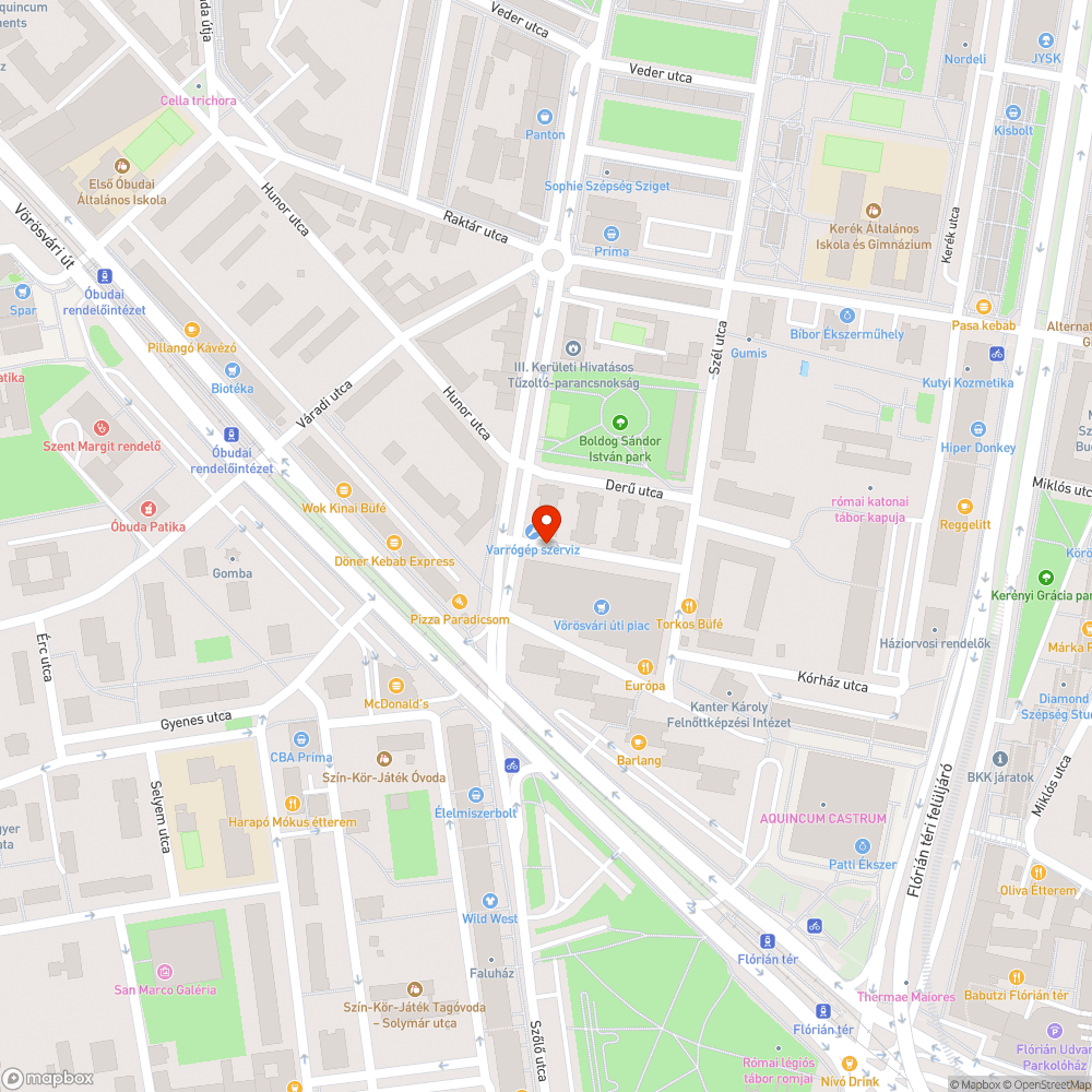 Kiszáradt fa bejelentés helye