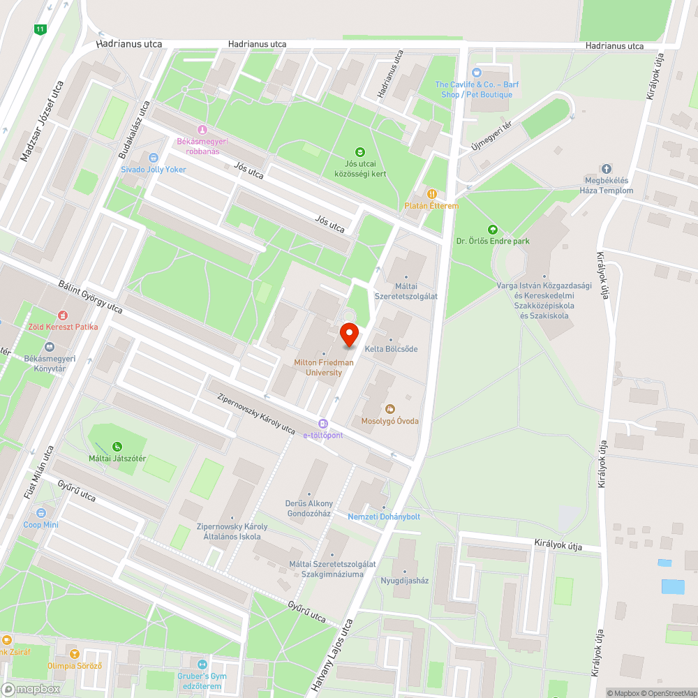 Roncs autó bejelentés helye