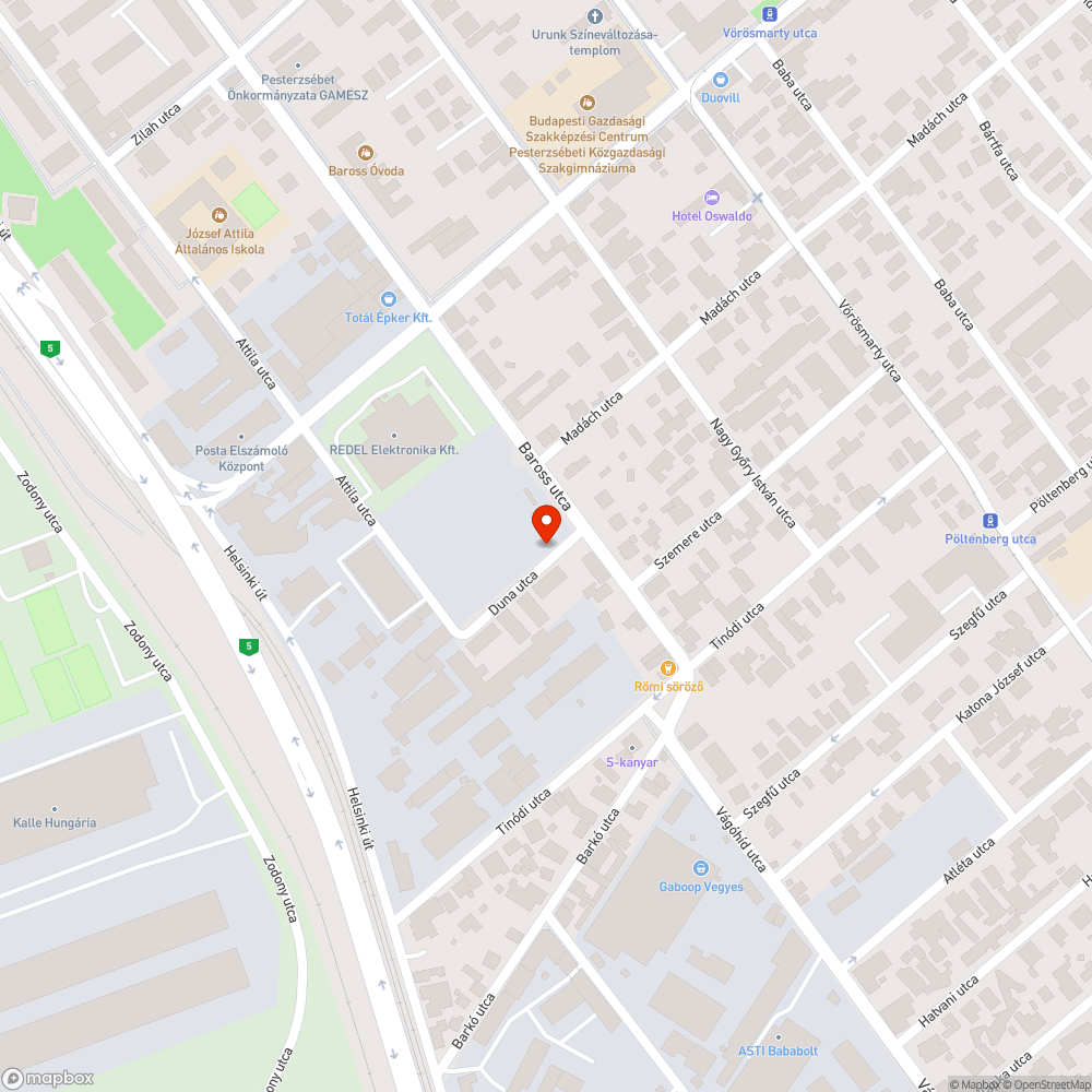 Elhagyott Ford bejelentés helye