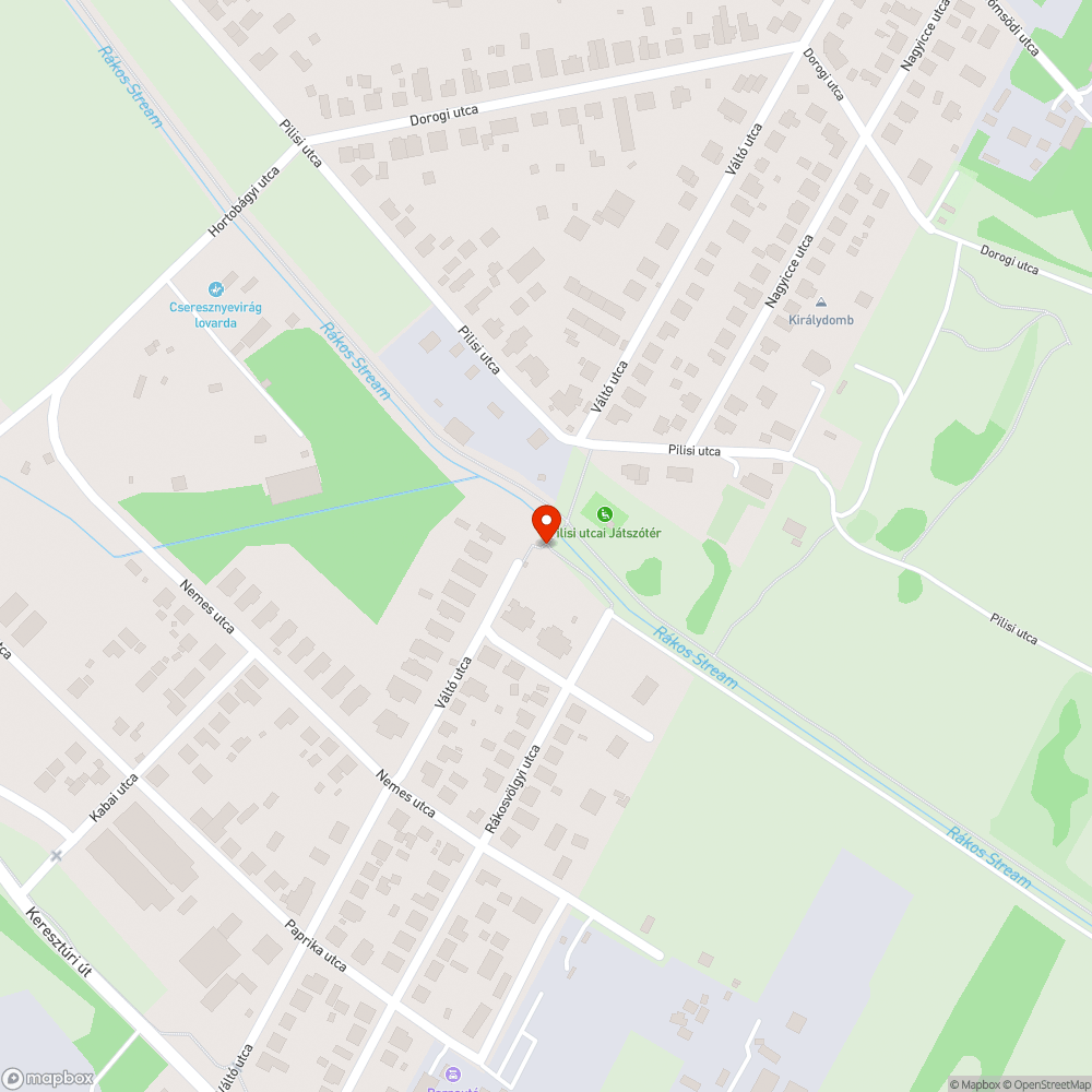 Tönkretett pumpa a X. kerület Felsőrákos, Váltó utcai szervizpontnál bejelentés helye