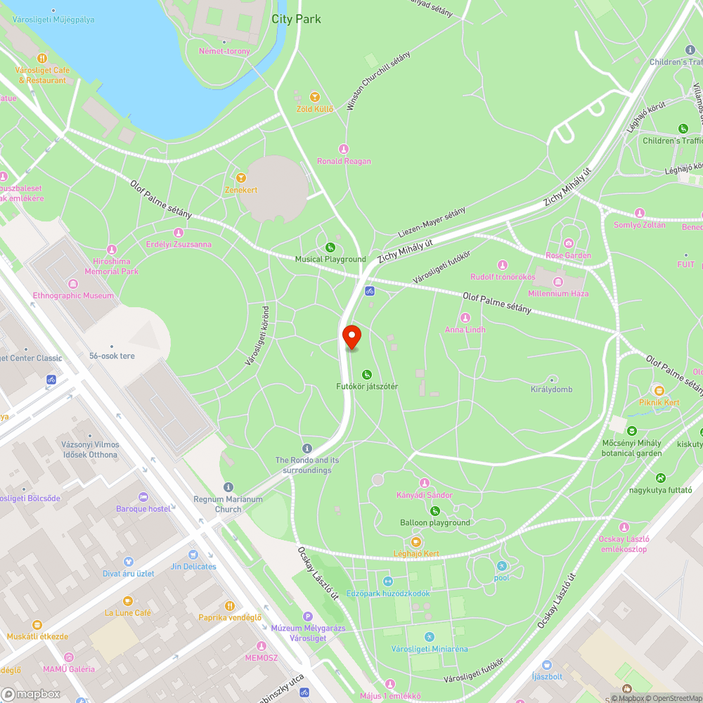 Kiszáradt fa 033 bejelentés helye