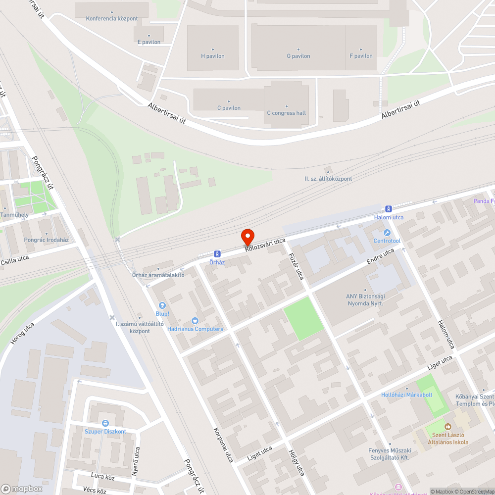 Villamosvonalat szegélyező kövek helyzete bejelentés helye