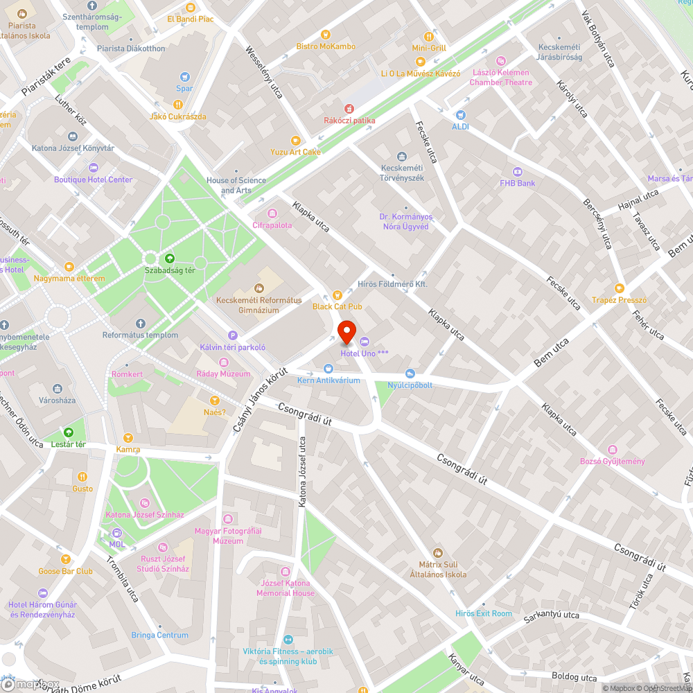 Sérült járda bejelentés helye