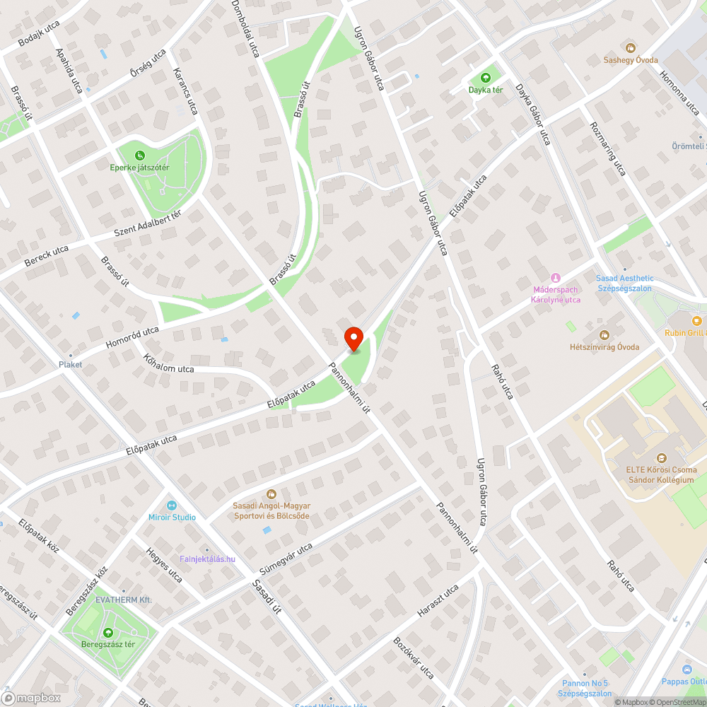 Miyawaki minierdőnél beton és törmelék bejelentés helye