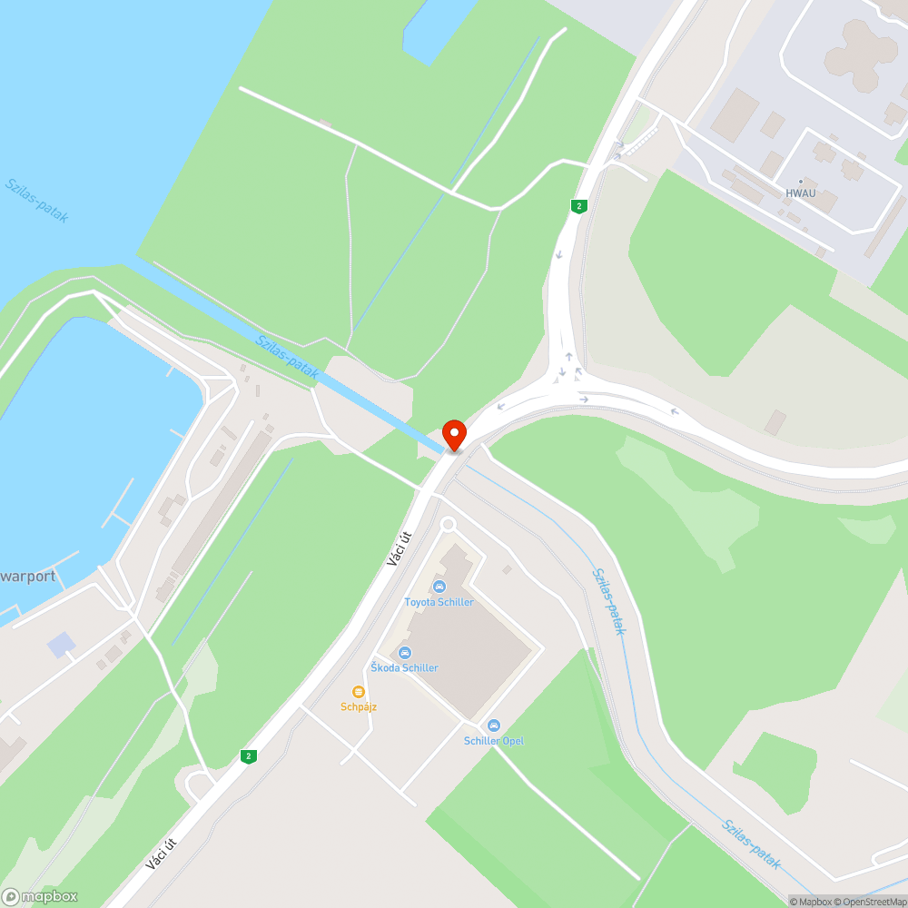 Elhagyott roller a Szilas-patakban bejelentés helye