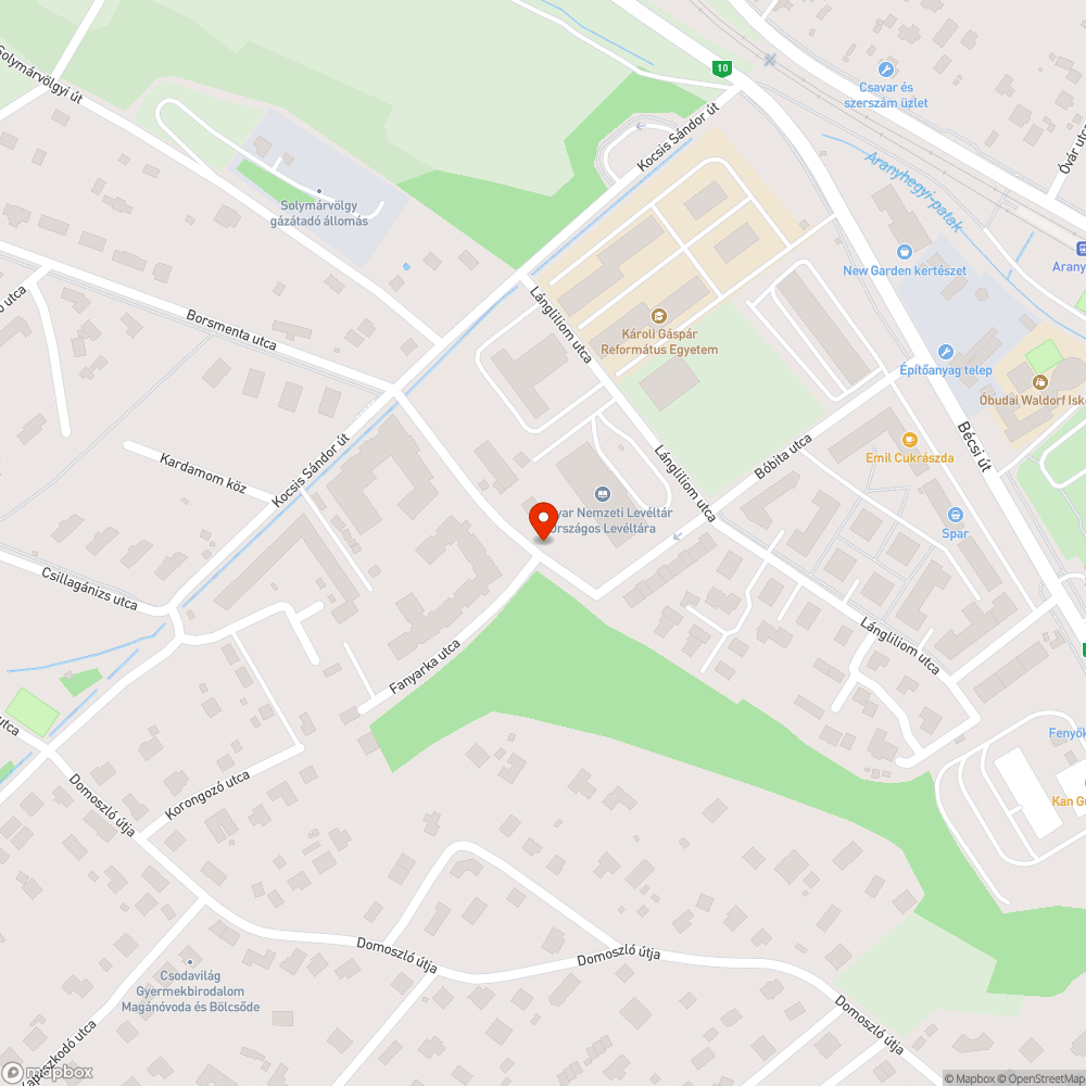 Útjelző táblát eltakaró gaz bejelentés helye