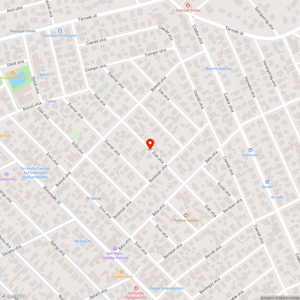 Kimosott út, már lassan árok bejelentés helye