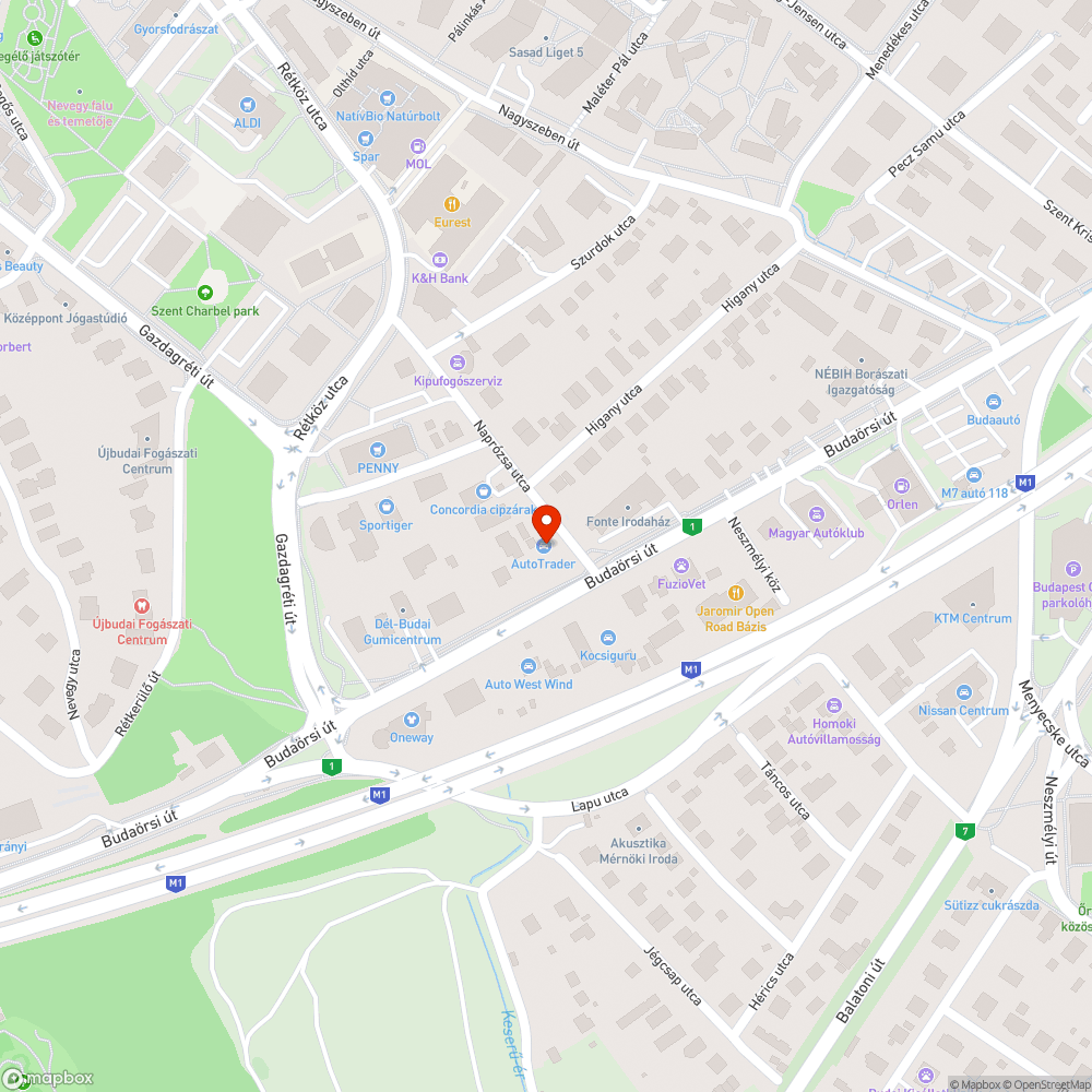 Tábla fejmagasságban bejelentés helye