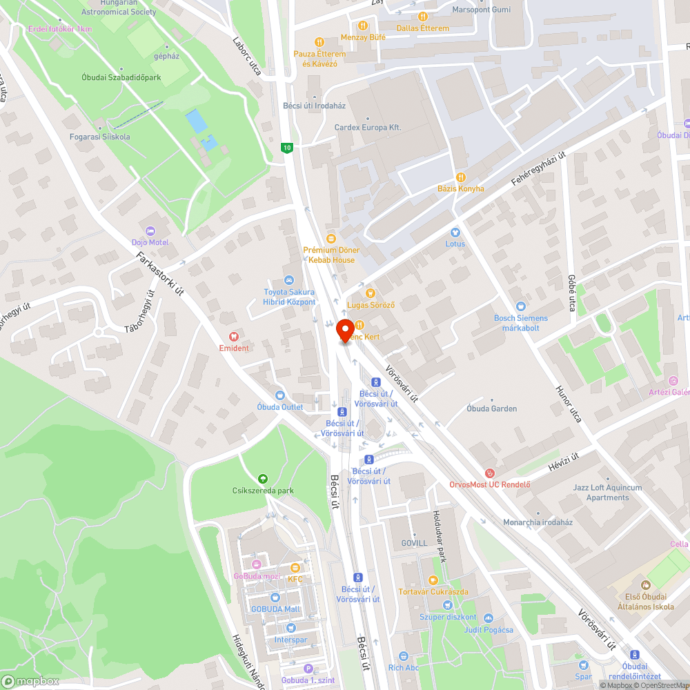 Belogó növényzet bejelentés helye